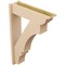 Ekena Millwork 7 1/2-in W x 28-in D x 40-in H Balboa Trad Rough Cedar Woodgrain TimberThane Outlooker, Primed Tan OUTUR075X28X40BOA04RCPR - alternate 3